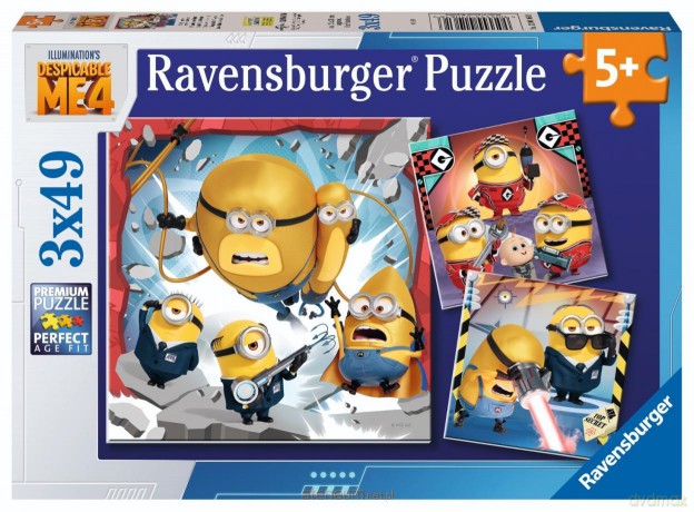 RAVENSBURGER 3x49 el. Minions 4 [PUZZLE]