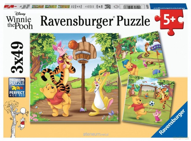 RAVENSBURGER 3x49 el. Winnie the Pooh [PUZZLE]