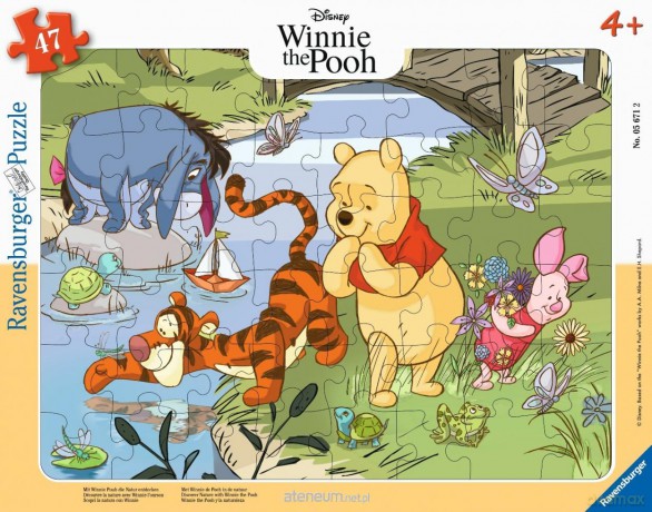RAVENSBURGER 48 el. Winnie the Pooh Frame [PUZZLE]