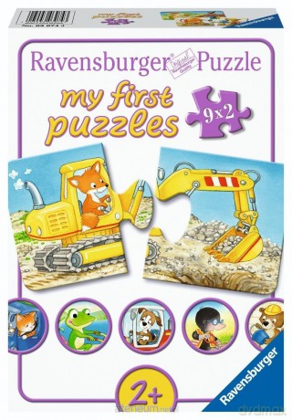 RAVENSBURGER 9x2 el. Animal Construction [PUZZLE]