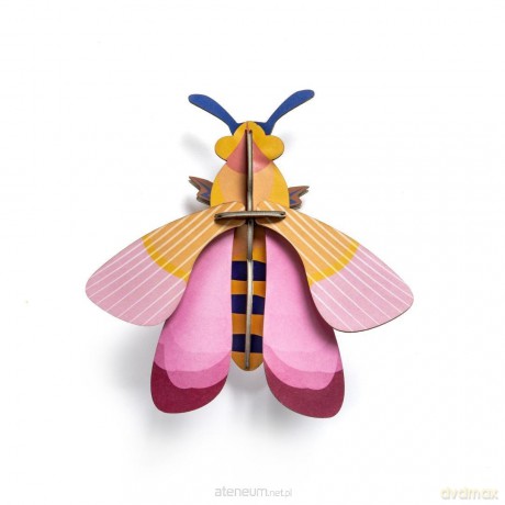 Model kartonowy 3D Wall Art - Pink Bee [PUZZLE]
