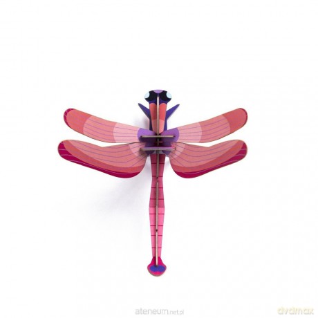 Model kartonowy 3D Wall Art - Ruby Dragonfly [PUZZLE]