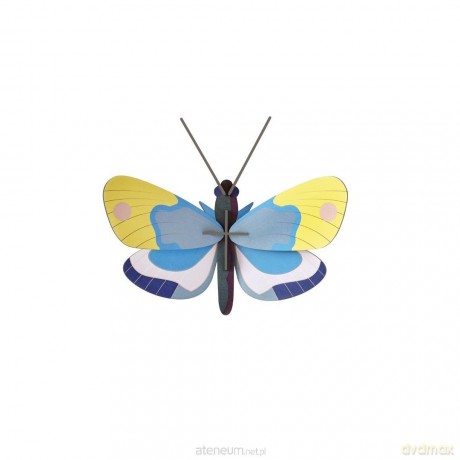 Model kartonowy 3D Wall Art - Yellow Monarch... [PUZZLE]