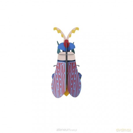 Model kartonowy 3D Wall Art - Beettles. Striped... [PUZZLE]