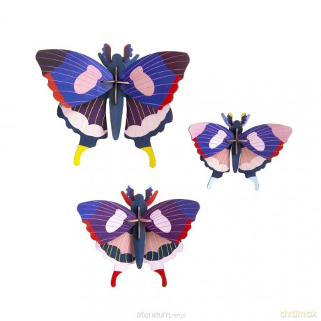 Model kartonowy 3D Wall Art - Swallowtail... 3szt [PUZZLE]
