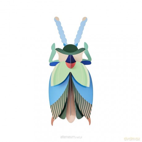 Model kartonowy 3D Wall Art - Beettles. Emerald [PUZZLE]