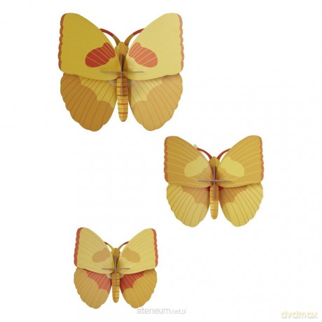 Model kartonowy 3D Wall Art - Yellow... 3szt [PUZZLE]