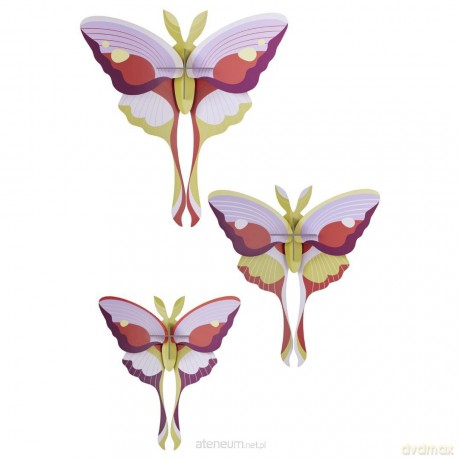 Model kartonowy 3D Wall Art - Lilac Comet... 3szt [PUZZLE]