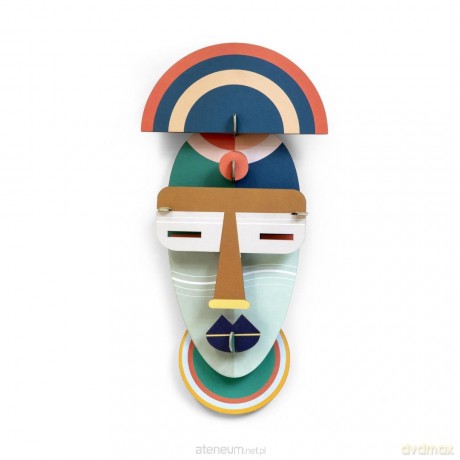 Model kartonowy 3D Wall Art - Masks. Brooklyn [PUZZLE]