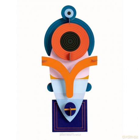 Model kartonowy 3D Wall Art - Masks. Lamu [PUZZLE]