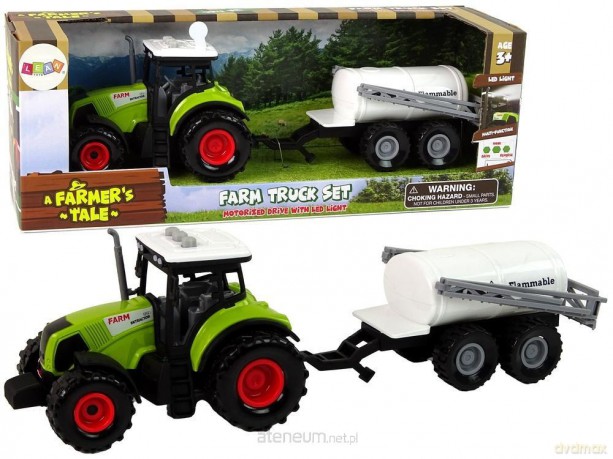 Traktor z przyczepką