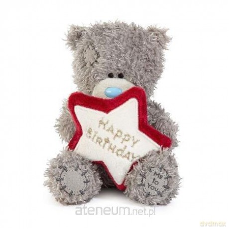 Miś - Happy Birthday z gwiazdą 11cm