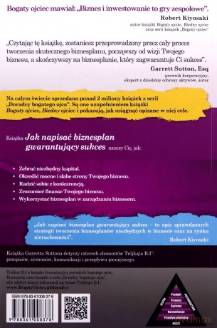 Jak Napisać Biznesplan Gwarantujący Sukces - Garrett Sutton [KSIĄŻKA]