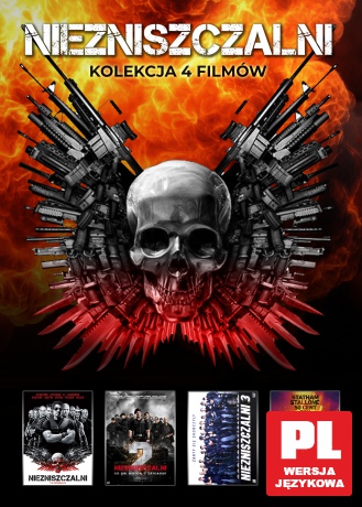 Niezniszczalni 1-4 (The Expendables) [BOX] [4DVD]