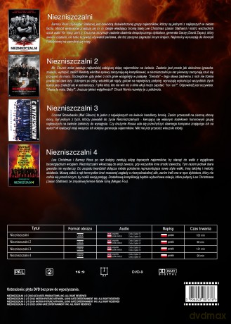 Niezniszczalni 1-4 (The Expendables) [BOX] [4DVD]