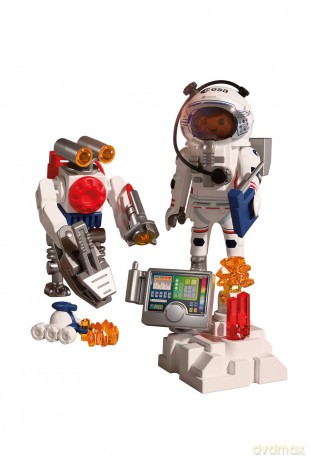 PLAYMOBIL Astronauta ESA z robotem (72014) [KLOCKI]