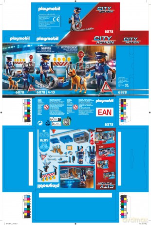 PLAYMOBIL Blokada policyjna (6878) [KLOCKI]