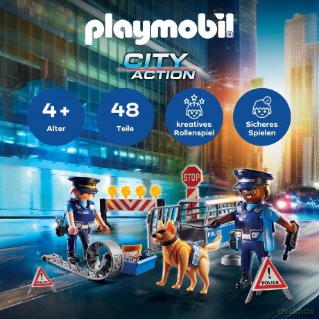 PLAYMOBIL Blokada policyjna (6878) [KLOCKI]