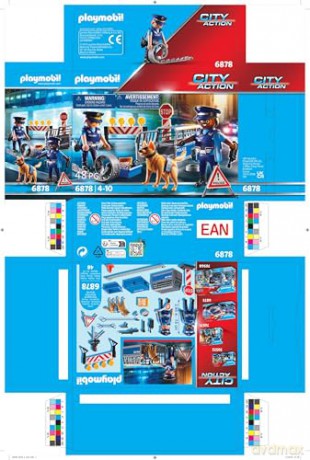 PLAYMOBIL Blokada policyjna (6878) [KLOCKI]