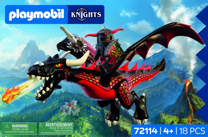 PLAYMOBIL Czarny smok (72114) [KLOCKI]