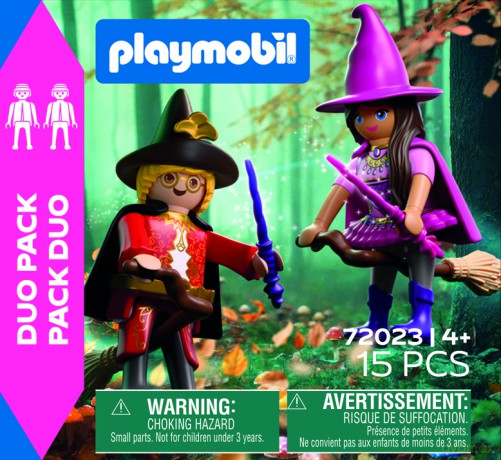 PLAYMOBIL DuoPack Czarownica i czarodziej (72023) [KLOCKI]