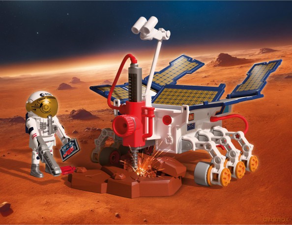 PLAYMOBIL Łazik badawczy ESA Mars (72012) [KLOCKI]