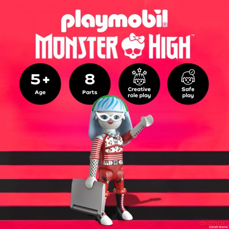 PLAYMOBIL Monster High Ghoulia Yelps (71997) [KLOCKI]