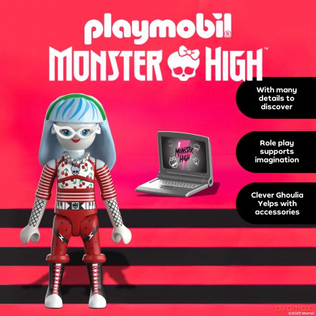 PLAYMOBIL Monster High Ghoulia Yelps (71997) [KLOCKI]