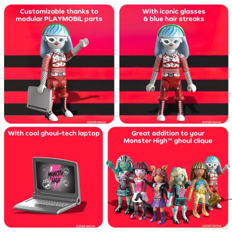 PLAYMOBIL Monster High Ghoulia Yelps (71997) [KLOCKI]