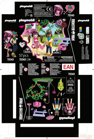 PLAYMOBIL Monster High Randka Walentynkowa (72043) [KLOCKI]
