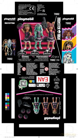 PLAYMOBIL Monster High Straszna Ekipa (71992) [KLOCKI]