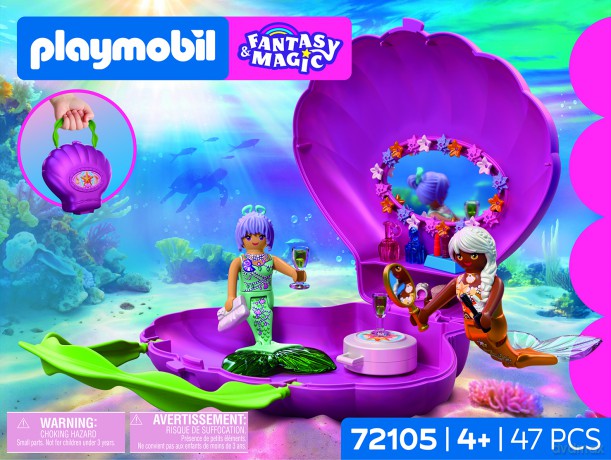 PLAYMOBIL Muszelkowa torba syrenki (72105) [KLOCKI]