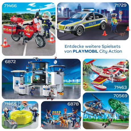 PLAYMOBIL Nurek policyjny ze skarbem (72078) [KLOCKI]