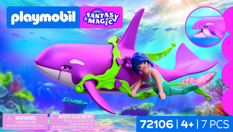 PLAYMOBIL Orka z syrenką (72106) [KLOCKI]
