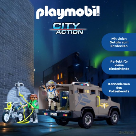 PLAYMOBIL Pojazd taktyczny SWAT (72066) [KLOCKI]