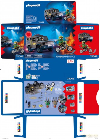 PLAYMOBIL Pojazd taktyczny SWAT (72066) [KLOCKI]