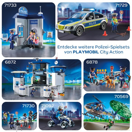 PLAYMOBIL Policyjny helikopter z radarem (72080) [KLOCKI]