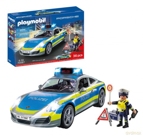 PLAYMOBIL Porsche 911 Carrera 4S Policja (70067) [KLOCKI]