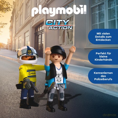 PLAYMOBIL Pościg motocyklowy (72079) [KLOCKI]