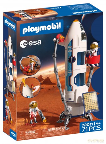 PLAYMOBIL Rakieta badawcza ESA Mars (72011) [KLOCKI]