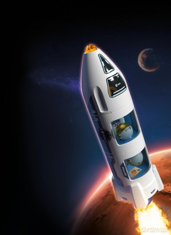 PLAYMOBIL Rakieta badawcza ESA Mars (72011) [KLOCKI]