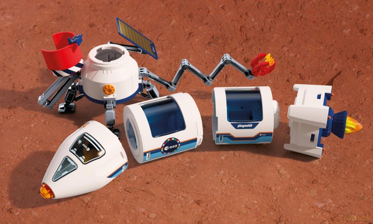 PLAYMOBIL Rakieta badawcza ESA Mars (72011) [KLOCKI]