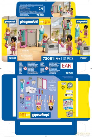 PLAYMOBIL Stylowe studio mody (72081) [KLOCKI]