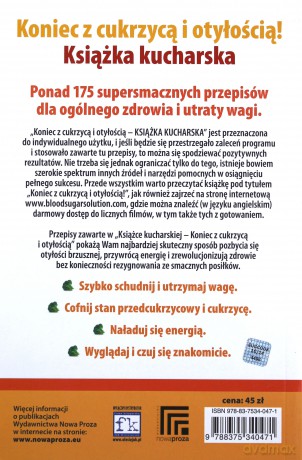 Koniec Z Cukrzycą I Otyłością Książka Kucharska - Mark Hayman [KSIĄŻKA]