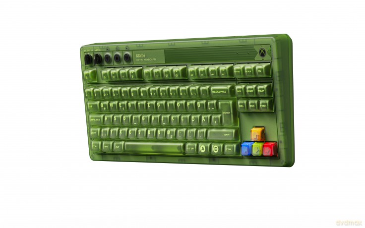 8Bitdo - Mechanical Keyboard Xbox Ed ISO (UK) - Green - 87 Keys Layout