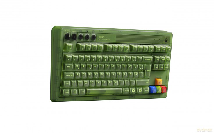 8Bitdo - Mechanical Keyboard Xbox Edition ISO (QWERTZ) - Green