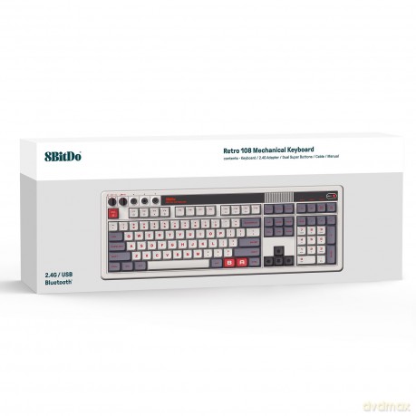 8BitDo - Retro 108 Mechanical Keyboard - N Edition