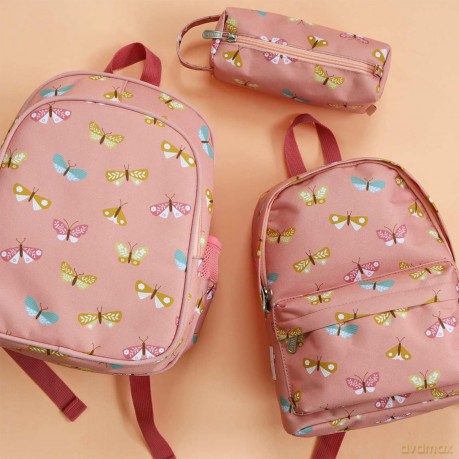 A little lovely company - Little Backpack - ButterďŹies - 22 x 30 x 10 cm