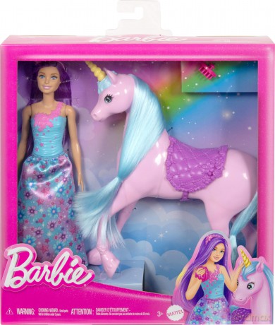 Barbie - Doll and Unicorn (HYT62)