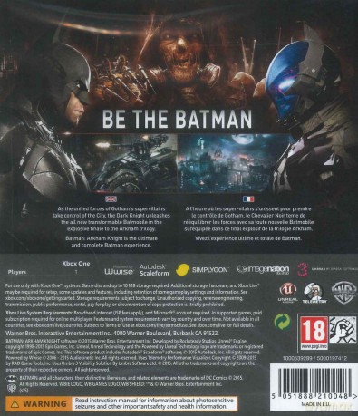 Batman: Arkham Knight [GRA XBOX ONE]